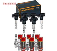 6x Denckermann Bobina Accensione + Champion Candela per Nissan Micra IV K13 1.2