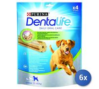 6x Dentalife Cane Snack Bastoncini 142 Grammi Large 4 Pezzi