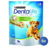 6x Dentalife Cane Snack Bastoncini 142 Grammi Large 4 Pezzi