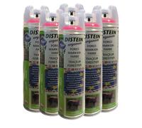 6x Distein Firma Spruzzo Spray Contrassegno Vernice Marcatura Forestale Ergonom