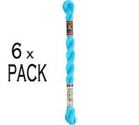 6x DMC Filato perlato forza 3, 15 m, 115a/3-3846