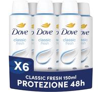 6x Dove Deodorante Spray Classic Care Antitraspirante 48h 150 ml