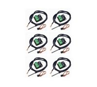 6X DS18B20 Kit Modulo Sensore di Temperatura Impermeabile 100 cm Cavo Sensore Digitale Adattatore Terminale Sonda per