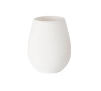 6X DUNI Portacandele a LED Tropical, 103 x Ø 85 mm, bianco