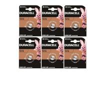 6X Duracell 1616 Lithium (6 Blister Da 1 Batteria) 6 Pile (CR1616)