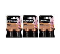 6X Duracell C Plus LR14/MN1400 Alcaline (3 Blister da 2 Batterie) 6 Pile