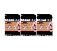 6X Duracell Cr 2450 Lithium (3 Blister Da 2 Batterie) 6 Pile