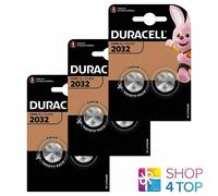 6X Duracell CR2032 3V Litio Moneta Batteria