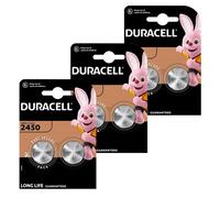 6x Duracell CR2450 3V Batterie Al Litio Bottone Coin Cell