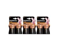 6X Duracell D Plus LR20 MN1300 Alcaline (3 Blister Da 2 Batterie) 6 Pile