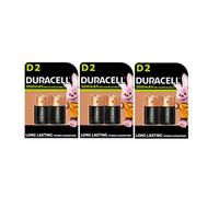 Duracell Pile ricaricabili D 3000 mAh – 6 pile (3 blister da 2)