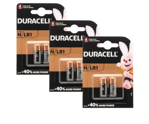 6X Duracell LR1 1.5V Alkaline N Batteries KN AM5 4001 MN9100 E90