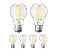 6x E27 Lampadina LED A60 bianco caldo (2700 K) 4 W 848lm