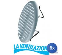 6x Edil Plast Srl Griglia In Plastica Antinsetti Con Molle La Ventilazione Mm