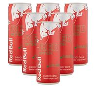 6X Energy Drink Red Edition al gusto di Anguria 250 ml - 6 Lattine - Bevanda Energetica
