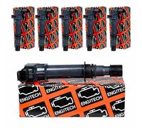6x ENGITECH Bobine di Accensione per Jeep Cherokee KJ 3.7 4x4 Kk Grand WH Wk Xk