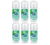 6x FA DEODORANTE ANTITRASPIRANTE PROFUMO DI TÈ VERDE FRESCO E SECCO ROLL ON D...