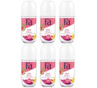 6x FA FIJI DREAM ANGURIA YLANG YLANG PROFUMO DEODORANTE ANTITRASPIRANTE ROLL ON