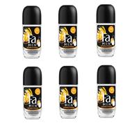 6x FA MEN INVISIBLE POWER DEODORANTE ANTITRASPIRANTE ROLL ON RINFRESCANTE 6x50ML