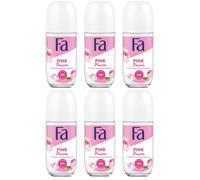 6x FA PINK PASSION PINK ROSE PROFENT DEODORANTE ANTITRASPIRANTE ROLL ON DA DONNA