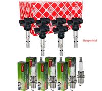 6x Febi BILSTEIN Bobina Accensione + Denso Candela di per Audi A4 Cabriolet 8H7