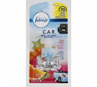6x Febreze Auto Deodoranti Nachfueller 7ml Fruity Tropics Deodorante Odori