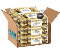 6X Ferrero Rocher Praline di Cioccolato al Latte con Ripieno Cremoso e Nocciola Intera, Scatola con 16 Praline 200g [CAIYA® BOX da 6 Confezioni]