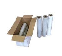 6x Film estensibile manuale pellicola trasparente rotolo imballaggio 23 my