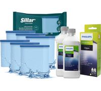 6x filtro acqua di ricambio Philips Saeco AquaClean CA6903/10 + 2x 250ml decalcificante