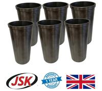 6X Finitura Cilindro Liner / Pistone Manicotto Set 12.2cm Foro per Leyland 600