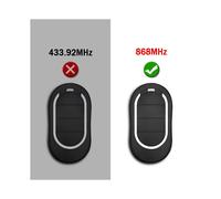 6X for ALUTECH AT-4N 868MHz Garage Door Remote Control 868.35MHz Rolling Code Remote Control Garage Door Opener Command