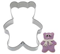 6x Formina Orsacchiotto 8 CM Acciaio Plätzchenausstecher per Biscotti Backdeko