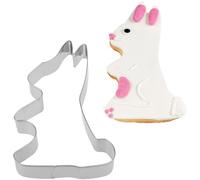 6x Formine per Biscotti Coniglio IN Piedi 13,5 CM Acciaio Plätzchenausstecher