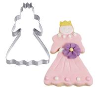 6x Formine per Biscotti Principessa 9 CM Acciaio Inox Formina Natale