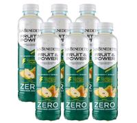 6X Fruit & Power Green Edition, Bevanda Energetica al Succo di Frutta gusto Pera, Banana e Ananas 400ml (2025)
