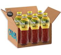 6X Fuzetea Té Nero al Gusto Limone e Lemongrass 1,25L - Drink Summer 2023 [CAIYA® BOX da 6 Confezioni]