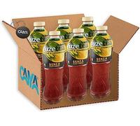 6X Fuzetea Té Nero al Gusto Limone e Lemongrass Senza Zuccheri 1,25L - Drink Summer 2023 [CAIYA® BOX da 6 Confezioni]