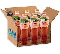 6X Fuzetea Té Nero al Gusto Pesca con una Nota di Rosa 1,25L - Drink Summer 2023 [CAIYA® BOX da 6 Confezioni]