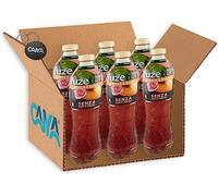 6X Fuzetea Té Nero al Gusto Pesca e Rosa Senza Zuccheri 1,25L - Drink Summer 2023 [CAIYA® BOX da 6 Confezioni]