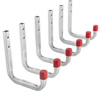 6x ganci adesivi 80x120 MM Fissaggio Apparecchio Ganci Garage Officina Gancio