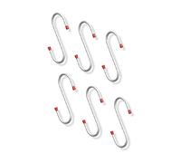 6X Ganci Adesivi Ganci Per Secchio S-Ganci Grande Metallo 180 MM 20 KG Appendere