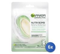6x Garnier Maschera Nutri Bomb Latte Di Mandorla 28G