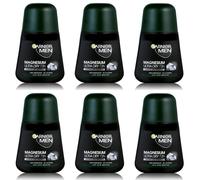 6x Garnier Men Mineral Magnesium Ultra Dry Deodorante Antitraspirante Roll On...