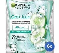 6x Garnier Viso Maschera 22 Grammi Cryo Jelly Viso Made In Italy