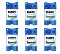 6x Gillette Idratante Profumo di Eucalipto Antitraspirante Gel Stick 6x70m
