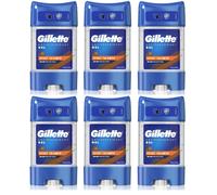 6x Gillette Sport Triumph Deodorante Antitraspirante Gel Trasparente Stick 6x70m