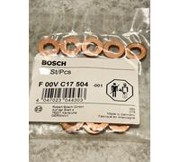6x Guarnizione Rondella Rame Per Iniettore Bosch F 00V C17 504 BMW 13537785722