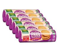 6X Gullon Digestive Biscotti a Base di Mais Senza Glutine e Senza Lattosio (Gluten & Lactose Free) 150g [6 Confezioni]