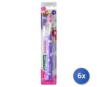 6x Gum Spazzolino Bimbo Junior 7-9 Anni