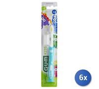 6x Gum Spazzolino Bimbo Kids 3-6 Anni